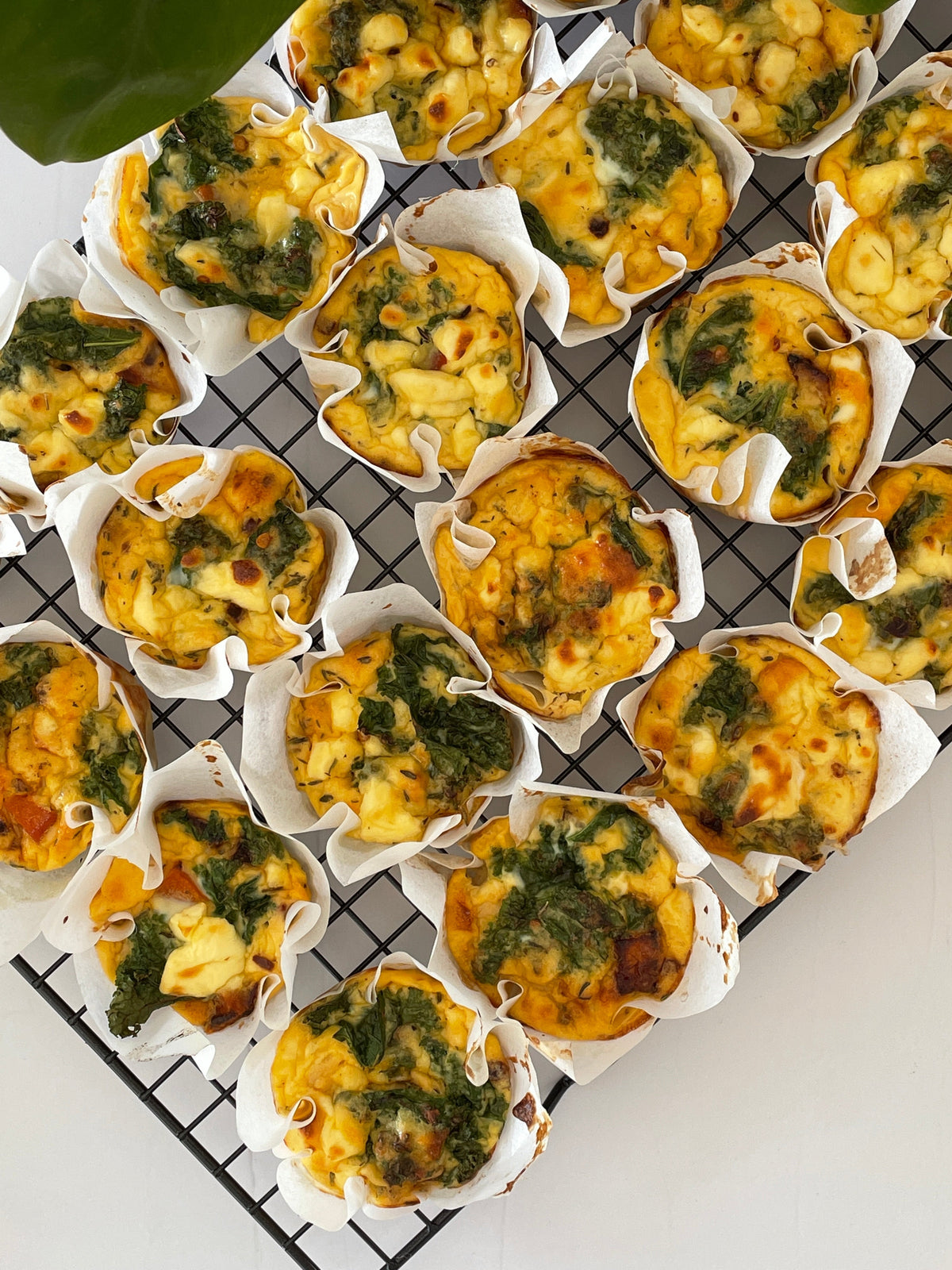 Pumpkin and Feta Mini Frittata