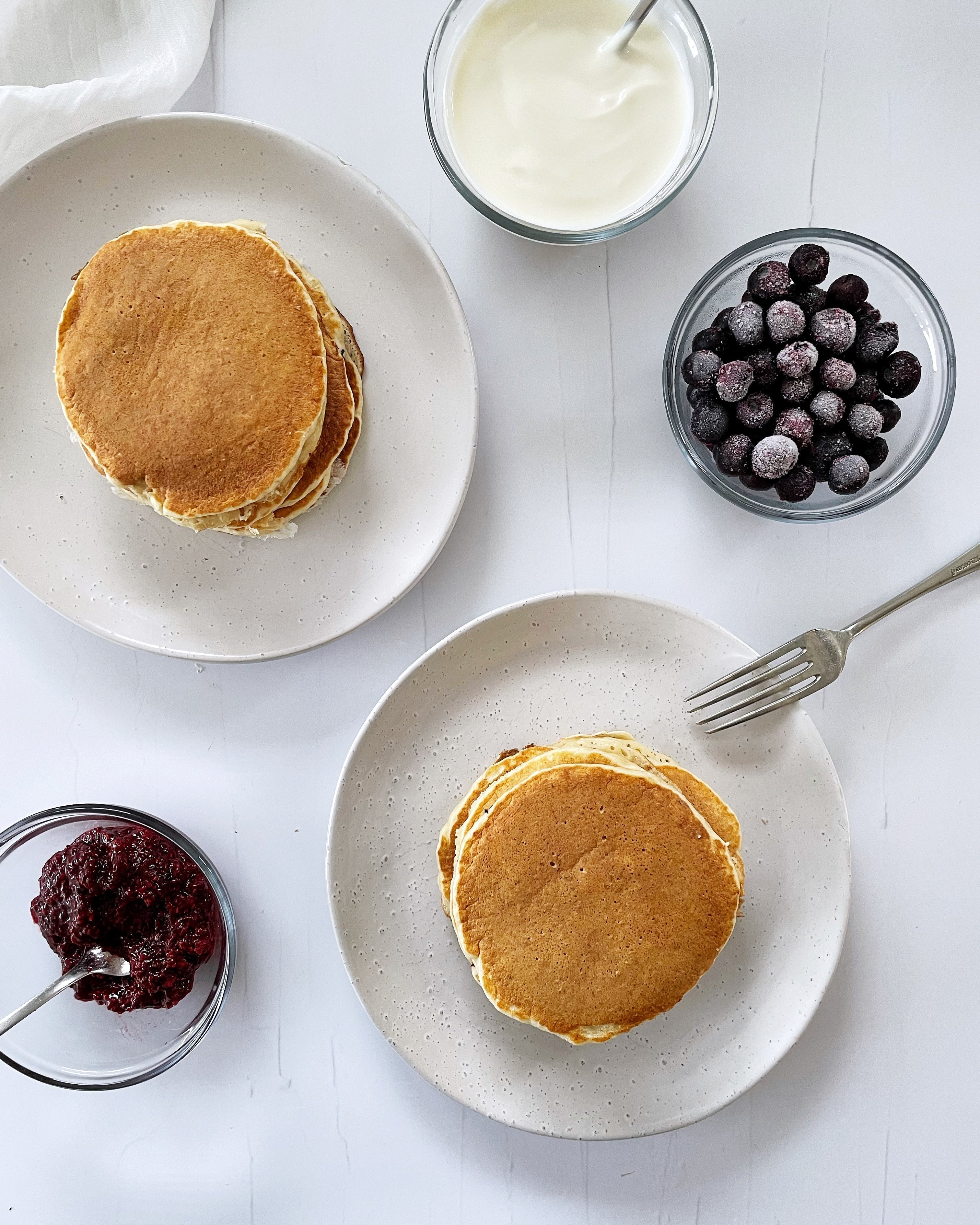 Oat and Ricotta Pancakes