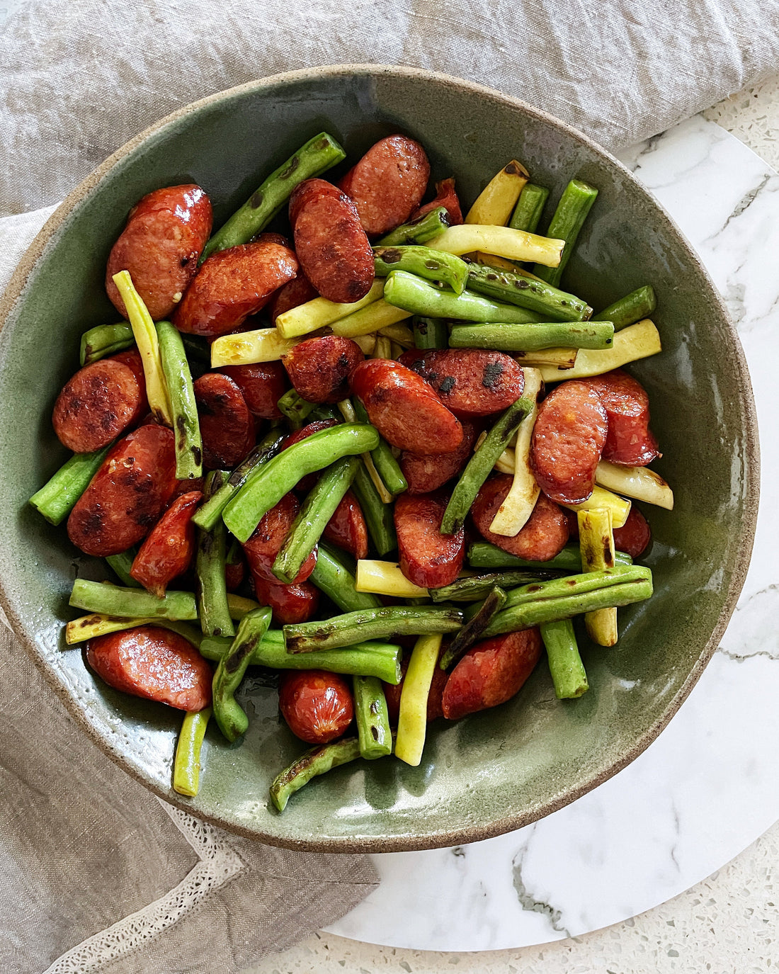 Crispy Chorizo and Beans