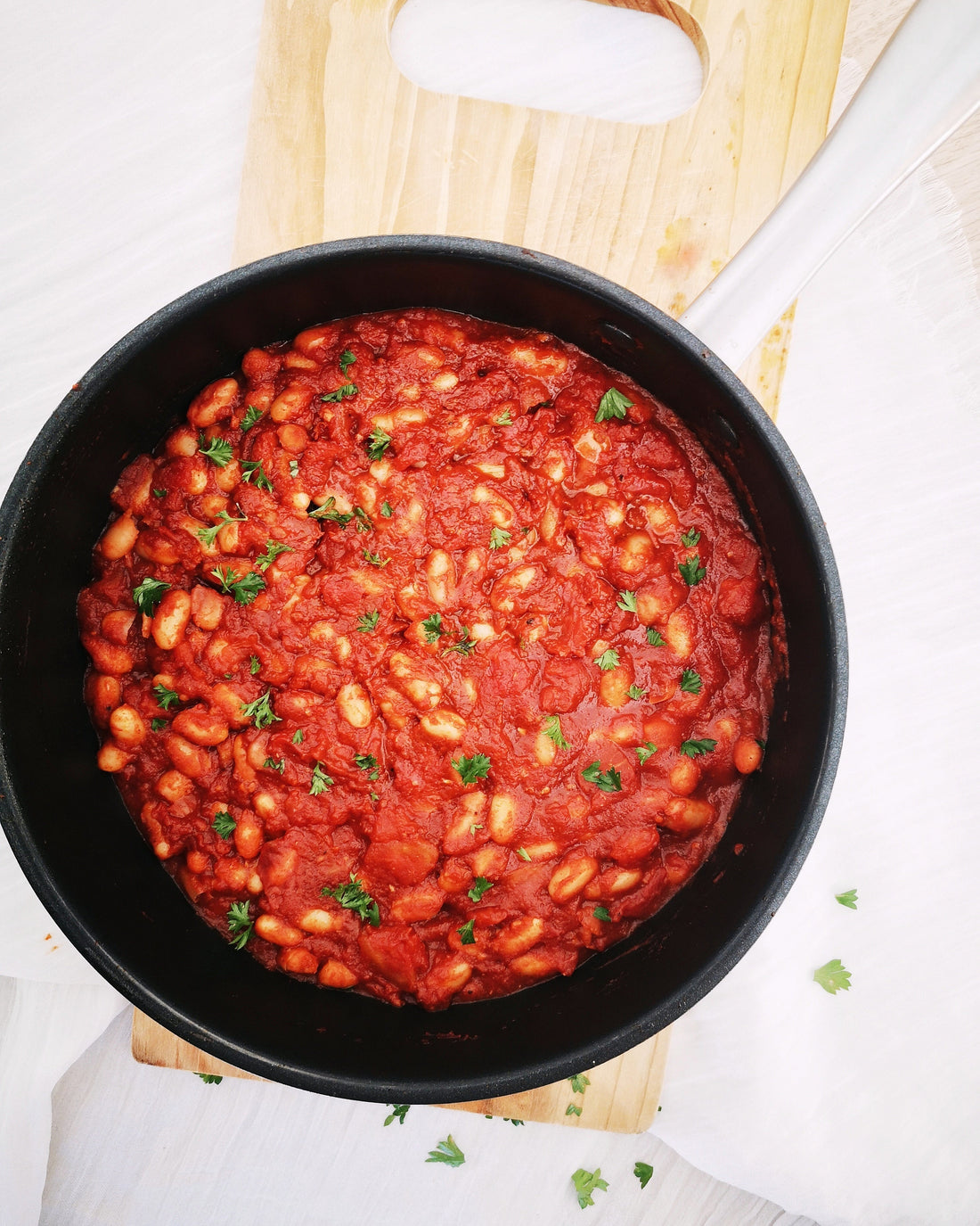 Homemade baked beans