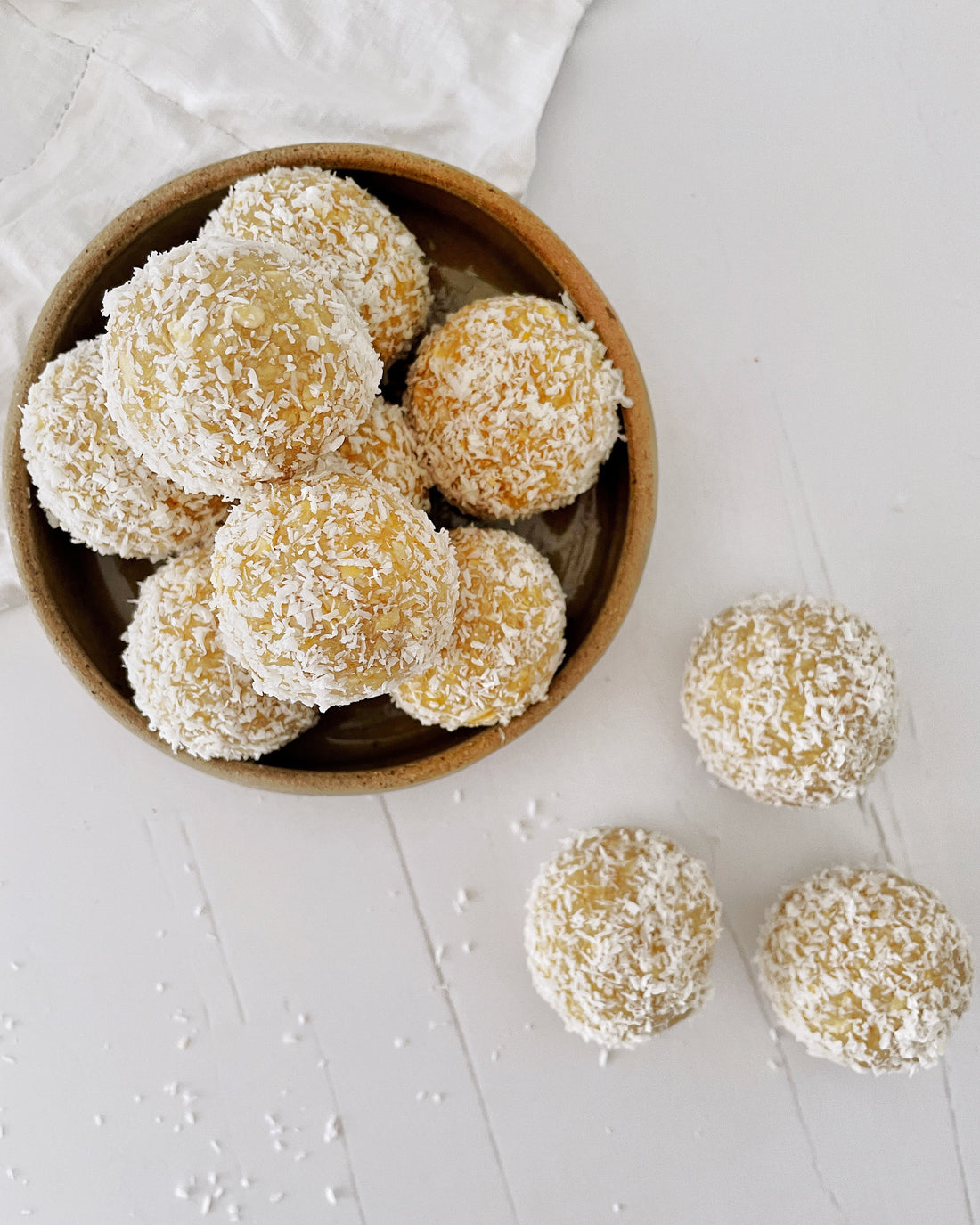 Lemon and Coconut Bliss Balls