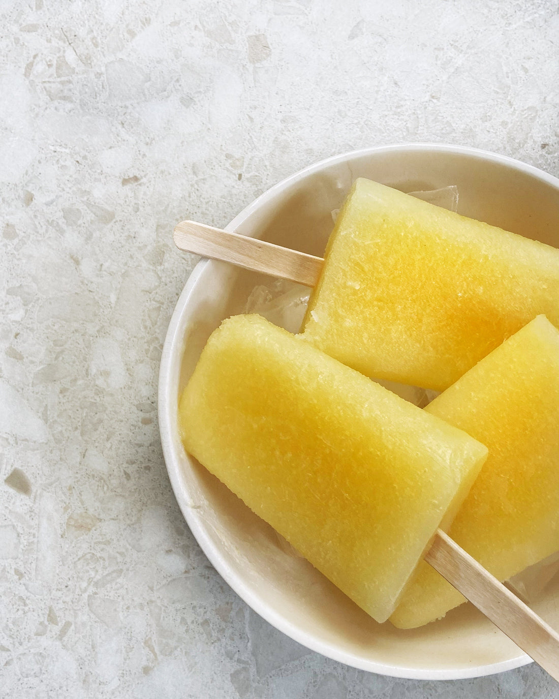 Pineapple and Lime Ice Blocks