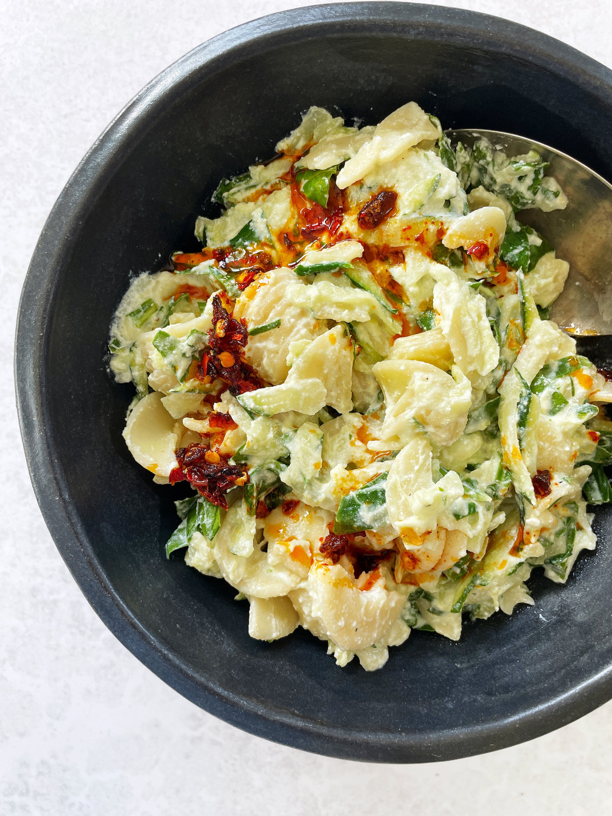 Ricotta, Lemon & Greens Pasta