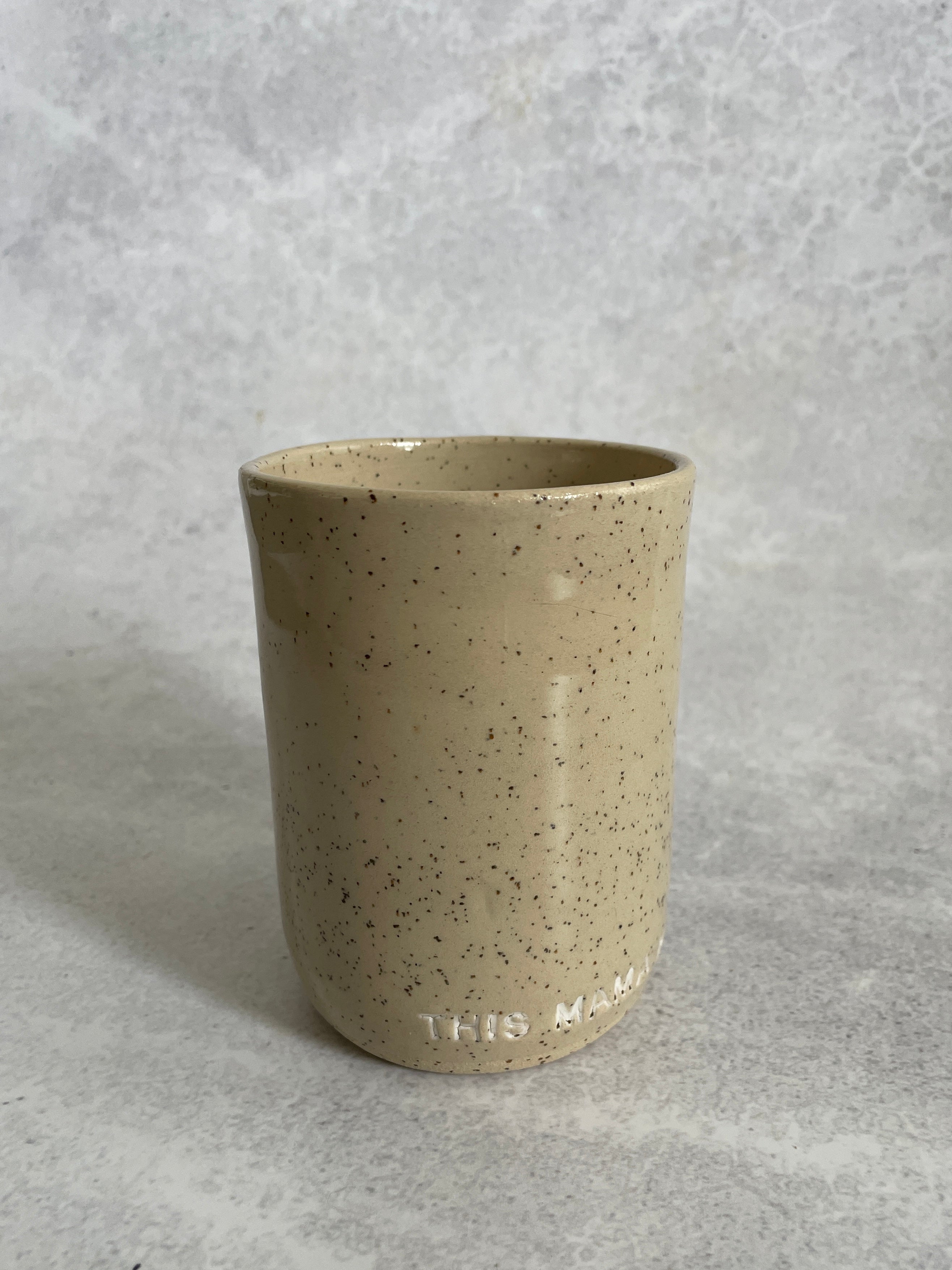 Mama Needs Coffee Tumbler | White
