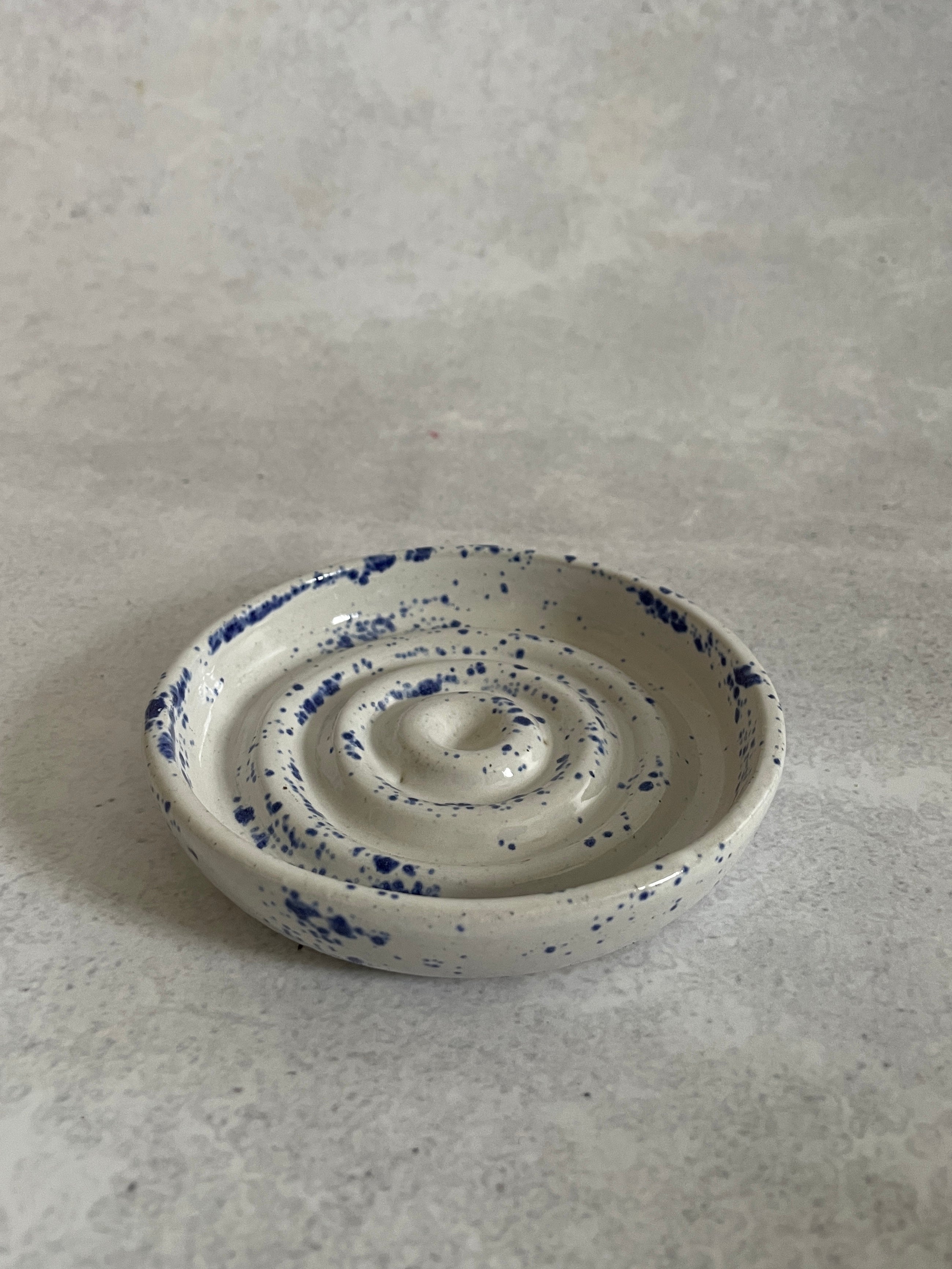 Soap Dish | Blue Speckle